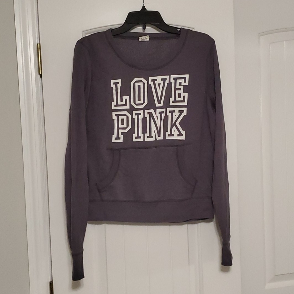 Victorias Secret PINK crew neck sweater L